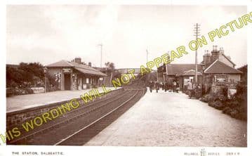 Dalbeattie Railway Station Photo. Southwick - Castle Douglas. (2)