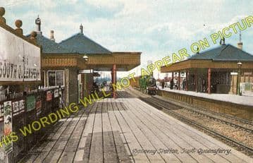 Dalmeny Railway Station Photo. North Queensferry to Kirkliston & Turnhouse. (1)