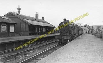 Darvel Railway Station Photo. Loudonhill - Newmilns. Kilmarnock Line. G&SWR (3)