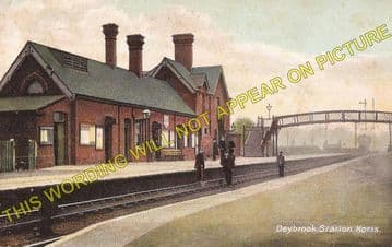 Daybrook Railway Station Photo. Bulwell to Sherwood and Gedling Lines. GNR. (7)