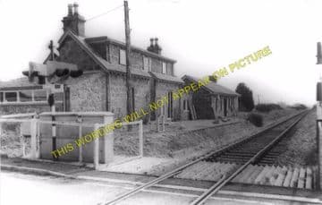 Delny Railway Station Photo. Invergordon - Kildary. Dingwall to Tain Line. (2)