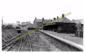 Denny Railway Station Photo. Larbert and Falkirk Lines. Caledonian Railway (4)
