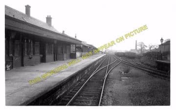Denny Railway Station Photo. Larbert and Falkirk Lines. Caledonian Railway (5)