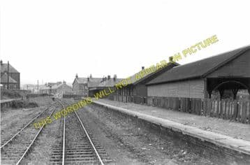 Denny Railway Station Photo. Larbert and Falkirk Lines. Caledonian Railway (6)