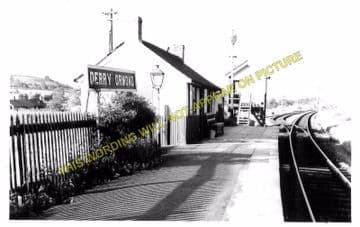 Derry Ormond Railway Station Photo. Lampeter - Llangybi. Tregaron Line. GWR. (1)..