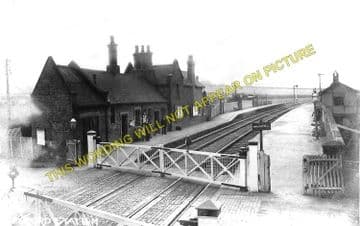 Desford Railway Station Photo. Bagworth & Ellistown to Ratby & Kirby Muxloe. (2)