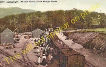 Devil's Bridge Railway Station Photo. Vale of Rheidol Railway. (22).