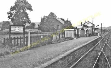 Dolau Railway Station Photo. Penybont - Llangunllo. Builth to Knucklas Line. (3)