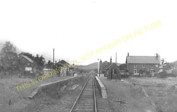 Dolau Railway Station Photo. Penybont - Llangunllo. Builth to Knucklas Line. (6)