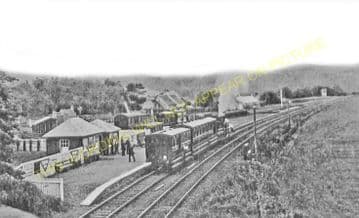 Dolphinton Railway Station Photo. Dunsyre - Broomlee. Caledonian Railway. (2)