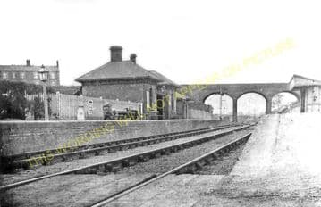 Donisthorpe Railway Station Photo. Moira - Measham. Shakerstone Line. (1).