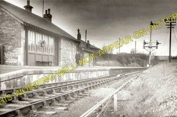 Drongan Railway Station Photo. Ochiltree - Trabboch. Annbank Line. G&SWR. (1)