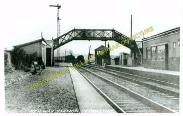 Drumlithie Railway Station Photo. Fordoun - Carmount. Stonehaven Line. (2)