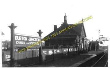 Dubton Junction Railway Station Photo. Montrose -Bridge of Dun. (1)