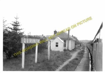 Duirnish Railway Station Photo. Kyle of Lochalsh- Plockton. Highland Railway (1)