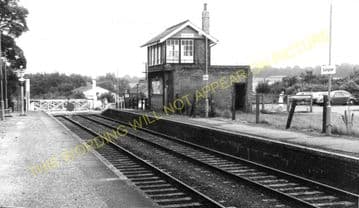 Dullingham Railway Station Photo. Newmarket - Six Mile Bottom. (6)
