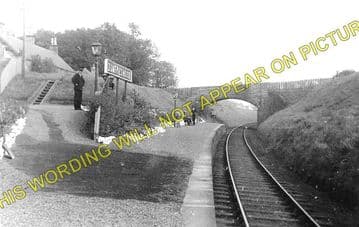 Dumfries House Railway Station Photo. Cumnock - Skares. Cronberry Line. (1)..