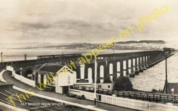 Dundee Esplanade Railway Station Photo. Tay Bridge and Wormit Line. NBR. (2).