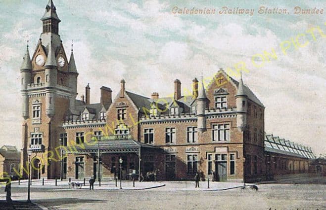 Dundee West Railway Station Photo. Caledonian Railway. (5)
