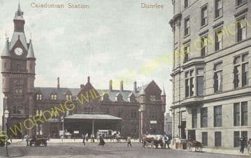 Dundee West Railway Station Photo. Caledonian Railway. (7)