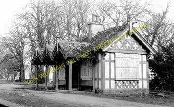 Dunrobin Castle Railway Station Photo. Golspie - Brora. The Mound Line. (2)