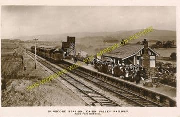 Dunscore Railway Station Photo. Stepford - Crossford. Dumfries to Moniave. (2)..