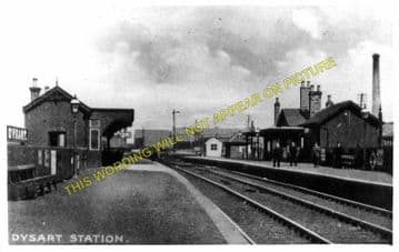 Dysart Railway Station Photo. Thornton Junction - Sinclairtown. (2)
