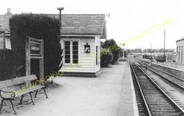 Eardisley Railway Station Photo. Whitney to Almeley and Kinnersley Lines. (3)