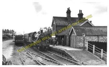 Earith Bridge Railway Station Photo. Bluntisham - Sutton. St. Ives to Ely. (2)