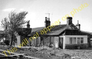 East Fortune Railway Station Photo. Drem to East Linton and North Berwick. (2).