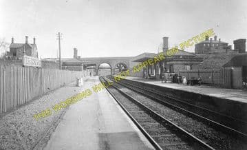 East Norton Railway Station Photo. Hallaton - Tilton. Market Harborough Line (2)..