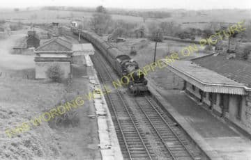 East Norton Railway Station Photo. Hallaton - Tilton. Market Harborough Line (6)