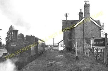Easton Court Railway Station Photo. Woofferton - Tenbury Wells. GWR + L&NWR. (2)
