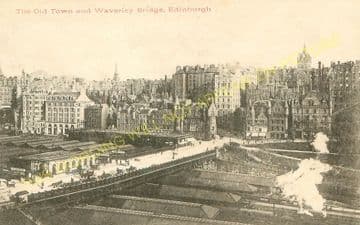 Edinburgh Waverley Railway Station Photo. North British Railway (11)