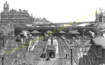 Edinburgh Waverley Railway Station Photo. North British Railway (17)