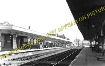 Ely Railway Station Photo. Waterbeach - Littleport. Cambridge to Kings Lynn. (2)
