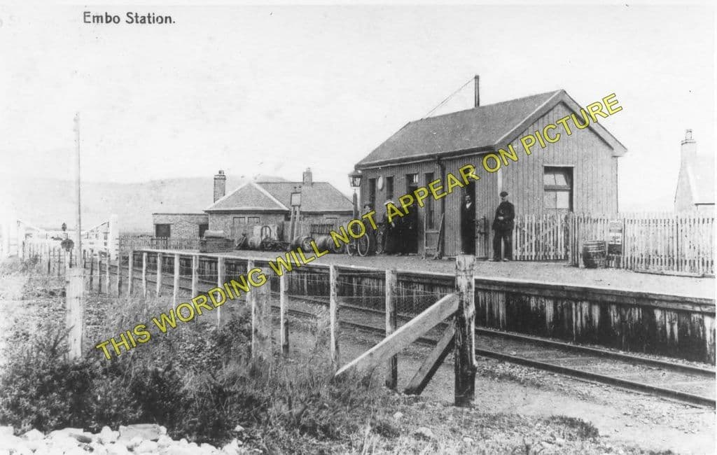 9 Dornoch Railway Station Photo Embo Skelbo and The Mound Line Highland Rly