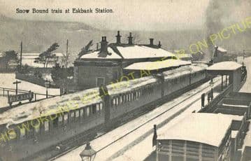 Eskbank & Dalkeith Railway Station Photo. Millerhill - Broomieknowe. (6).