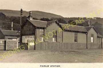 Fairlie High Railway Station Photo. Largs - West Kilbride. Ardrossan Line. (4).