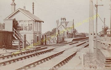 Fallodon Railway Station Photo. Christon Bank to Chathill. Alnmouth Line. (1)..