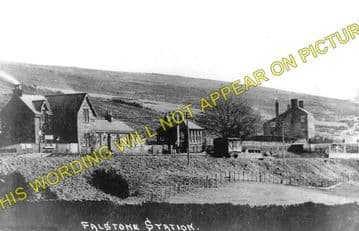 Falstone Railway Station Photo. Plashetts - Thorneyburn. Kielder Line. (1)..