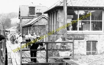 Falstone Railway Station Photo. Plashetts - Thorneyburn. Kielder Line. (3)