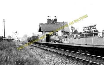 Farthinghoe Railway Station Photo. Banbury - Brackley. Bletchley Line. L&NWR (1)