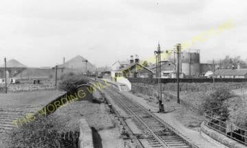 Fauldhouse & Crofthead Railway Station Photo. Bents - Shotts. North British Railway. (2).