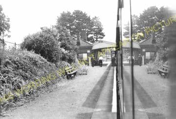 Fawley Railway Station Photo. Ross-on-Wye - Ballingham. Hereford Line. GWR. (11)
