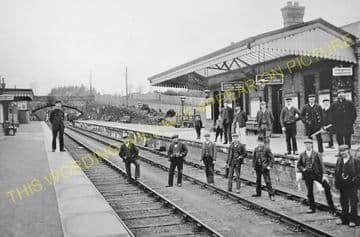 Fawley Railway Station Photo. Ross-on-Wye - Ballingham. Hereford Line. GWR. (13).