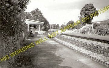 Felin Fach Railway Station Photo. Lampeter - Aberayron. GWR. (1)