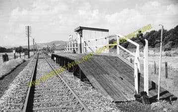 Felindyffryn Railway Station Photo. Trawscoed - Llanilar. Aberystwyth Line. (2)..