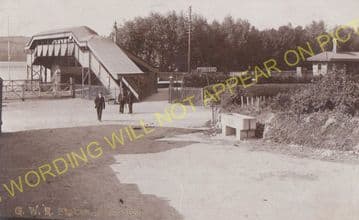 Ferryside Railway Station Photo. Carmarthen - Kidwelly. Llanelly Line. (5)