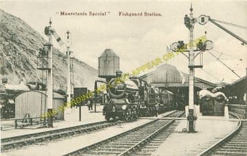 Fishguard Harbour Railway Station Photo. Whitland Line. Great Western Rly. (1)